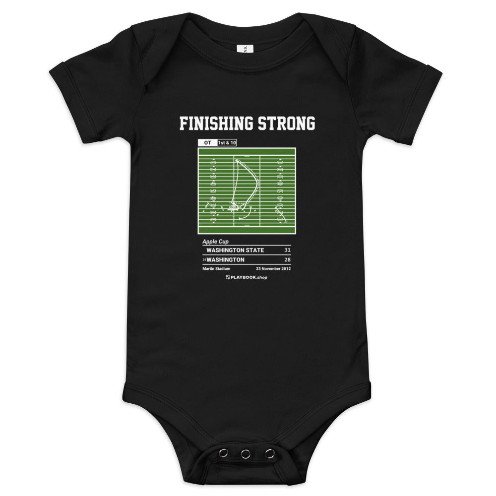 Greatest Washington State Football Plays Baby Bodysuit: Finishing Strong (2012)