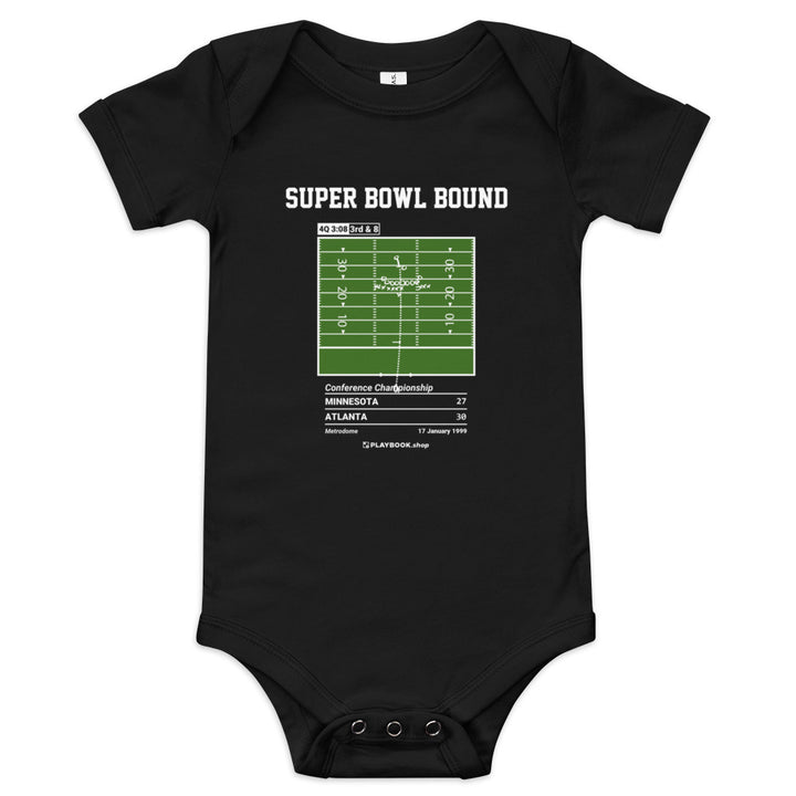 Greatest Atlanta Falcons Plays Baby Bodysuit: Super Bowl Bound (1999)