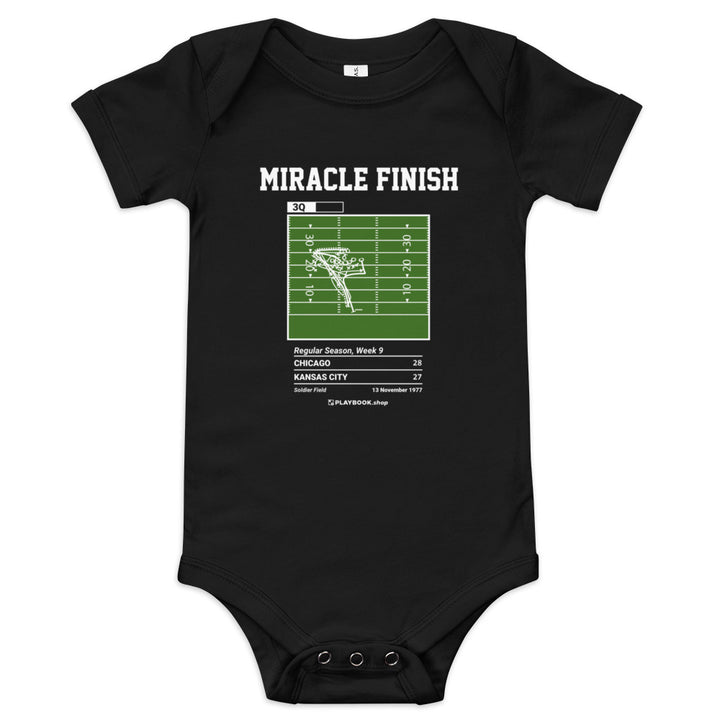 Greatest Chicago Bears Plays Baby Bodysuit: Miracle Finish (1977)