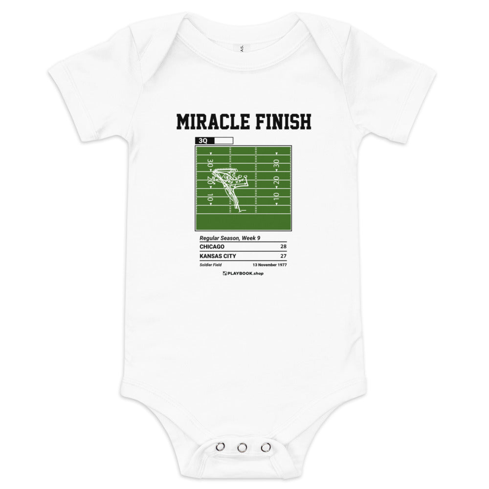 Greatest Chicago Bears Plays Baby Bodysuit: Miracle Finish (1977)