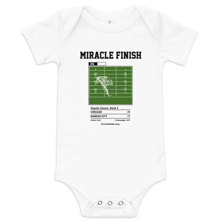 Greatest Chicago Bears Plays Baby Bodysuit: Miracle Finish (1977)
