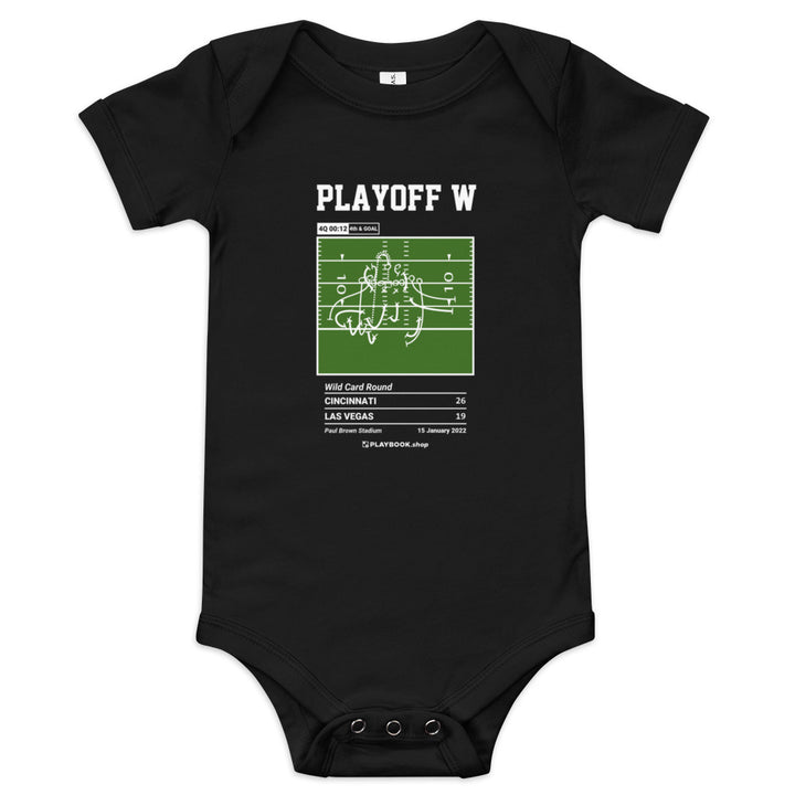 Greatest Cincinnati Bengals Plays Baby Bodysuit: Playoff W (2022)