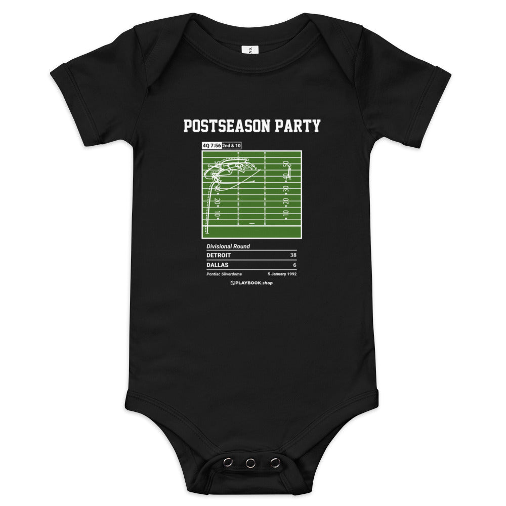 Greatest Detroit Lions Plays Baby Bodysuit: Postseason Party (1992)