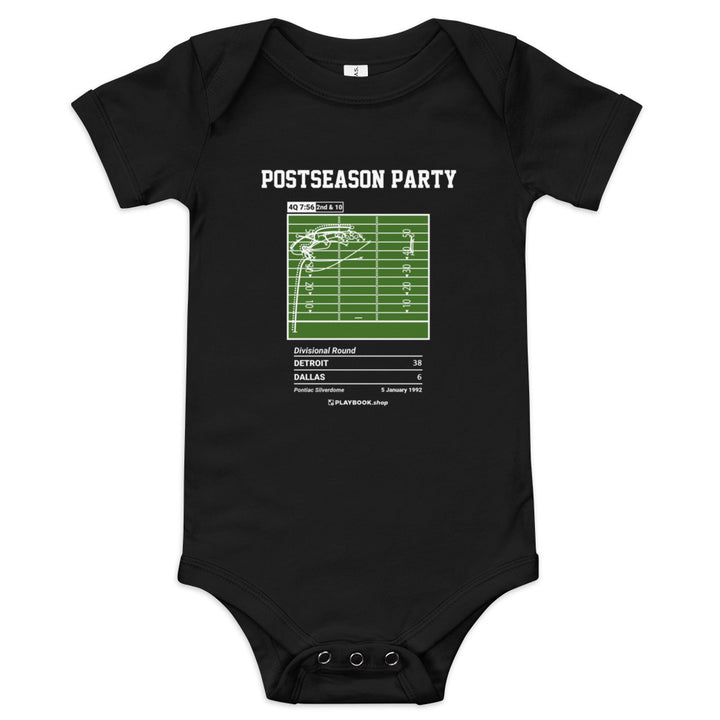 Greatest Detroit Lions Plays Baby Bodysuit: Postseason Party (1992)