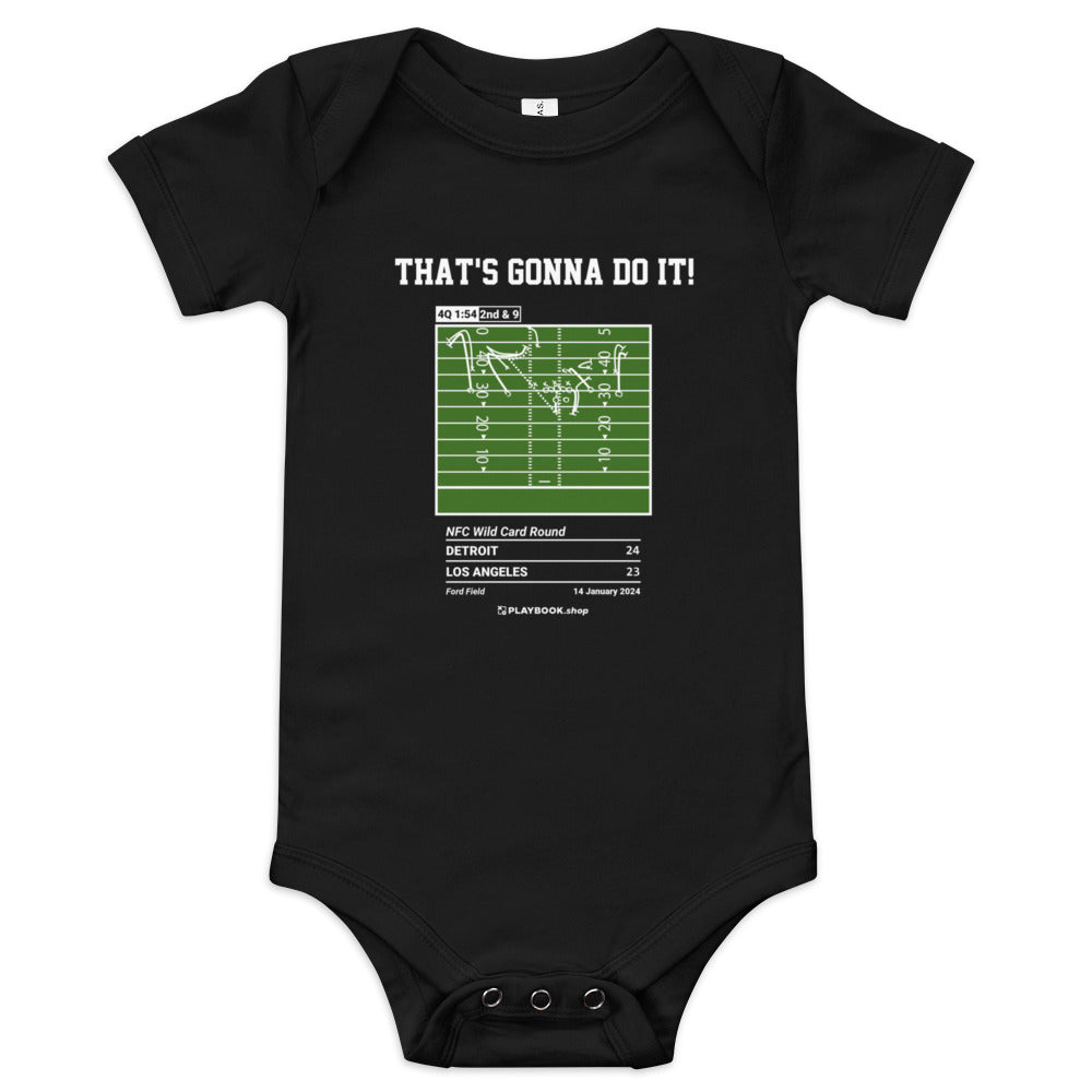 Greatest Detroit Lions Plays Baby Bodysuit: That's Gonna Do It! (2024)