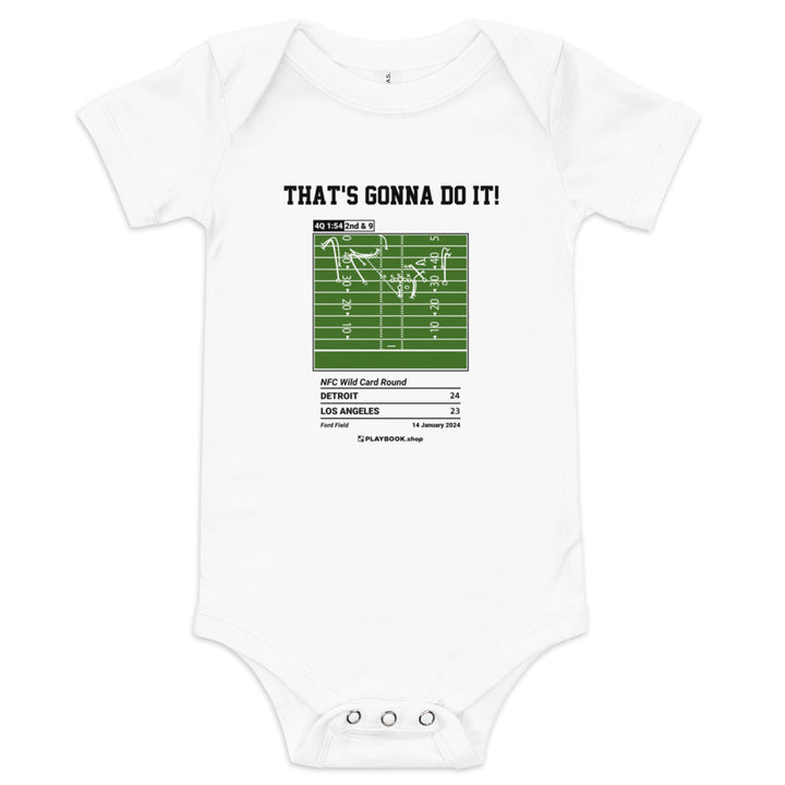 Greatest Detroit Lions Plays Baby Bodysuit: That's Gonna Do It! (2024)
