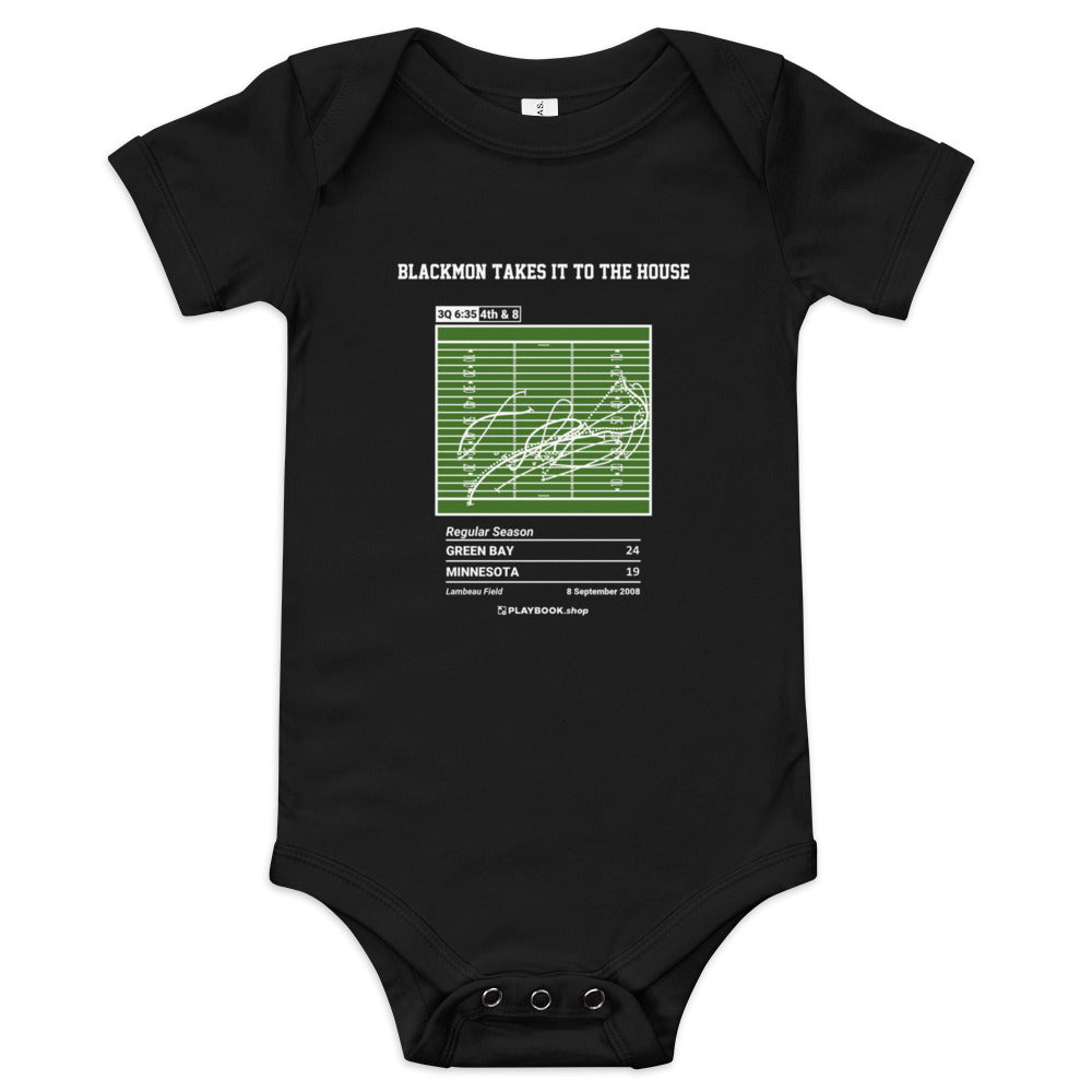 Greatest Green Bay Packers Plays Baby Bodysuit: Blackmon Takes It To The House (2008)