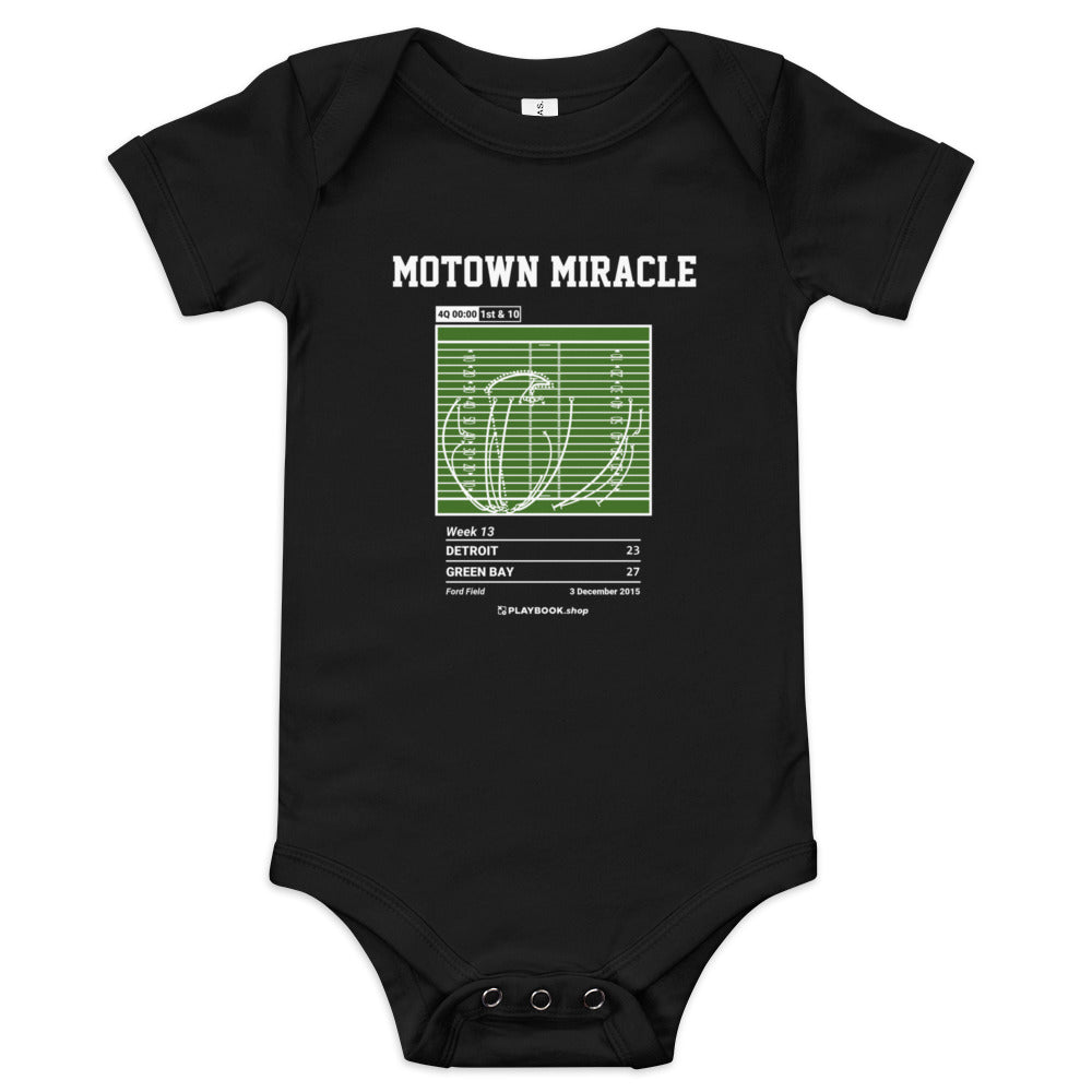 Greatest Green Bay Packers Plays Baby Bodysuit: Motown Miracle (2015)