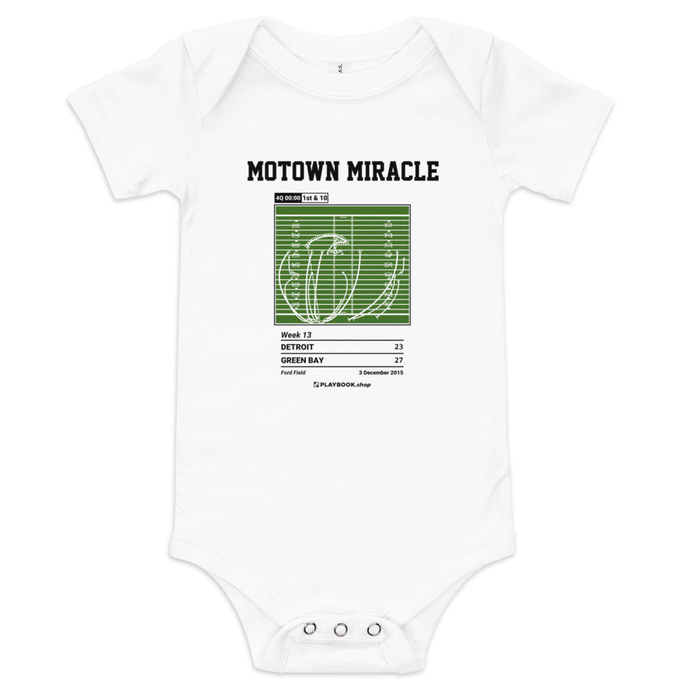Greatest Green Bay Packers Plays Baby Bodysuit: Motown Miracle (2015)
