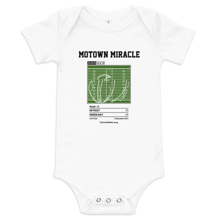 Greatest Green Bay Packers Plays Baby Bodysuit: Motown Miracle (2015)