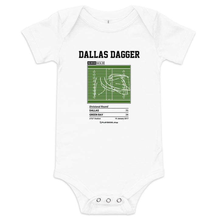 Greatest Green Bay Packers Plays Baby Bodysuit: Dallas Dagger (2017)