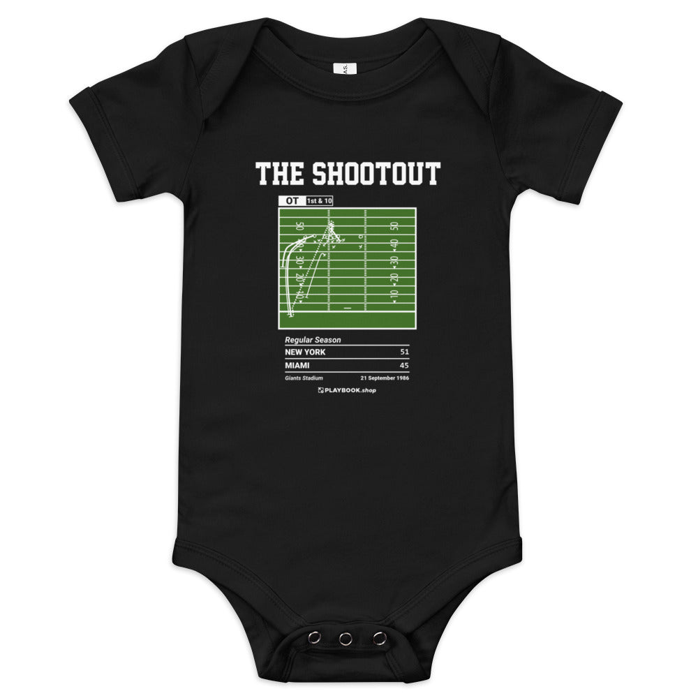 Greatest New York Jets Plays Baby Bodysuit: The Shootout (1986)