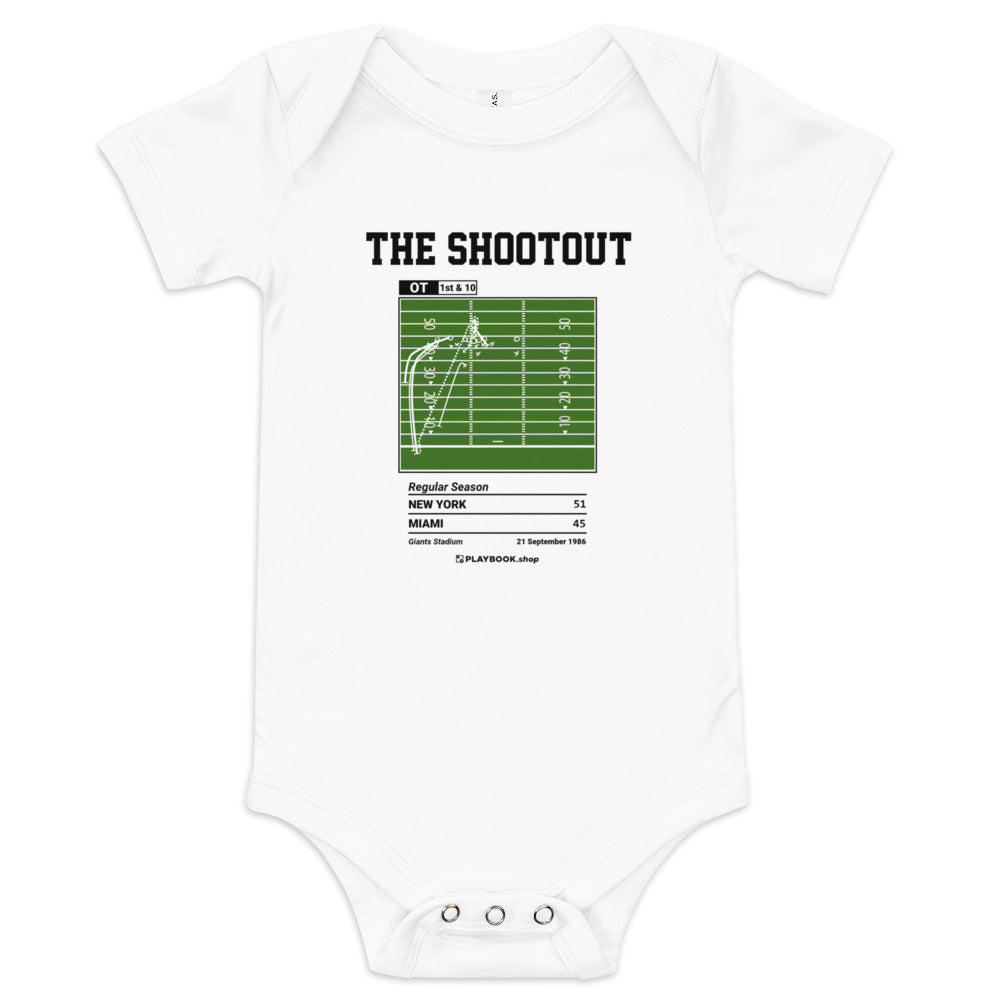 Greatest New York Jets Plays Baby Bodysuit: The Shootout (1986)