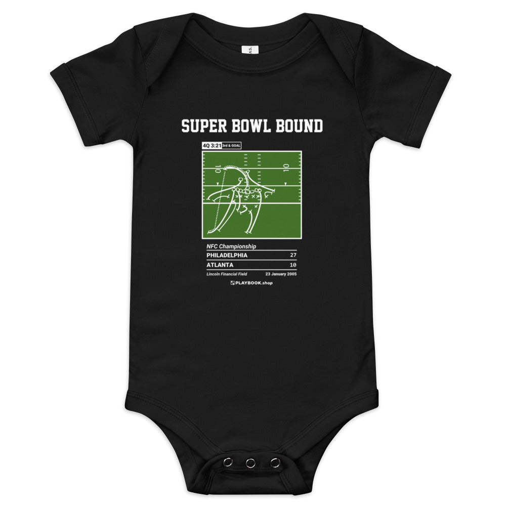 Greatest Philadelphia Eagles Plays Baby Bodysuit: Super Bowl bound (2005)