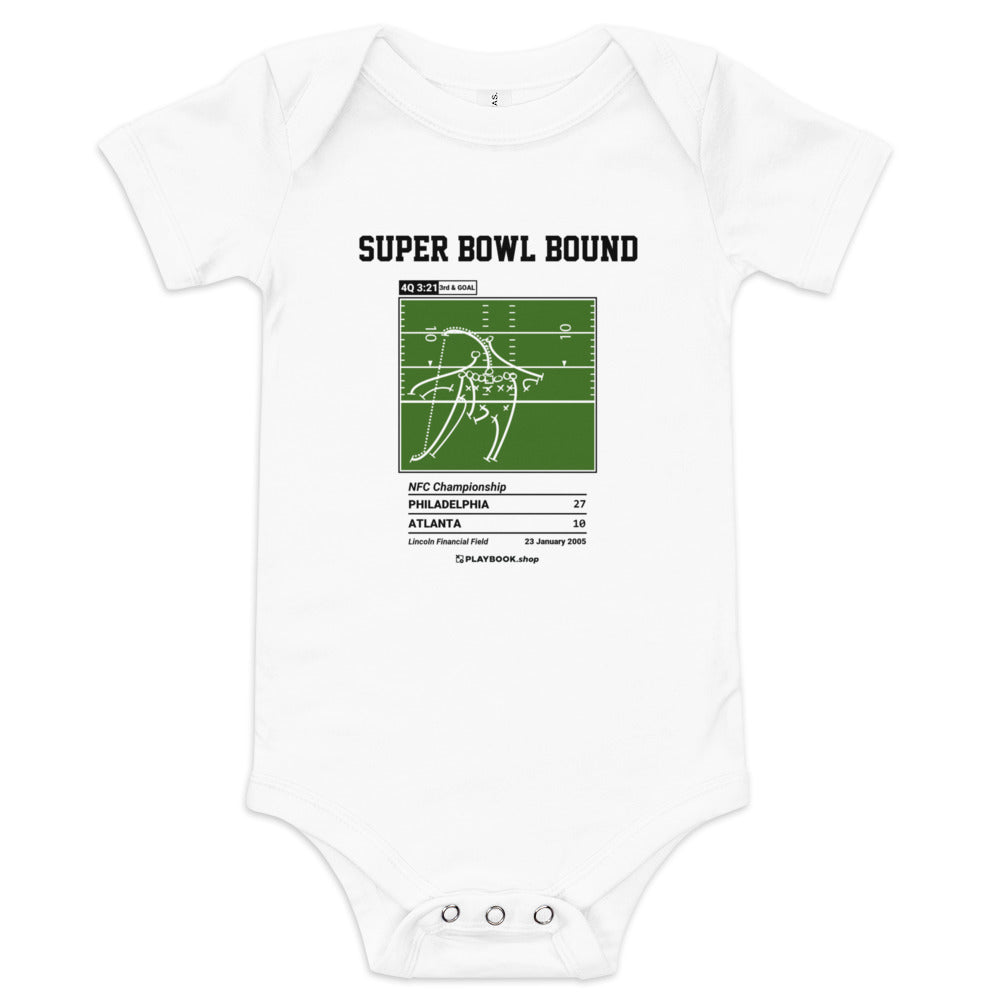 Greatest Philadelphia Eagles Plays Baby Bodysuit: Super Bowl bound (2005)