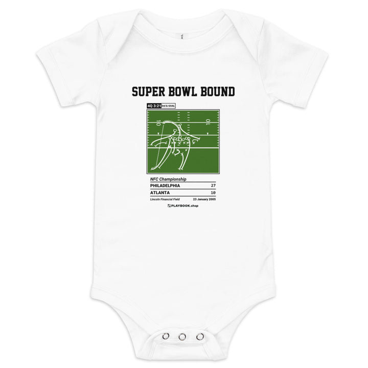 Greatest Philadelphia Eagles Plays Baby Bodysuit: Super Bowl bound (2005)