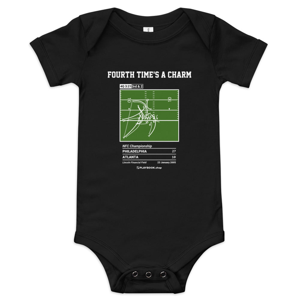 Greatest Philadelphia Eagles Plays Baby Bodysuit: Fourth time's a charm (2005)