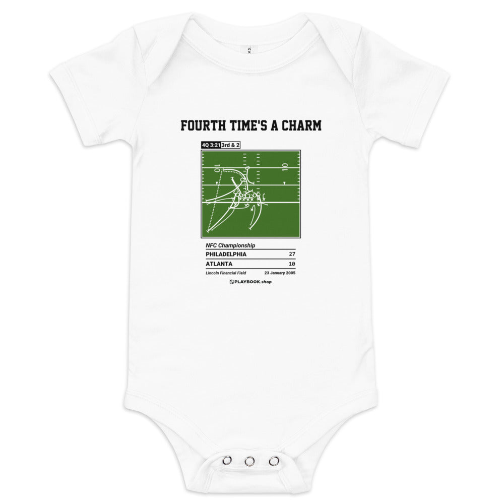 Greatest Philadelphia Eagles Plays Baby Bodysuit: Fourth time's a charm (2005)
