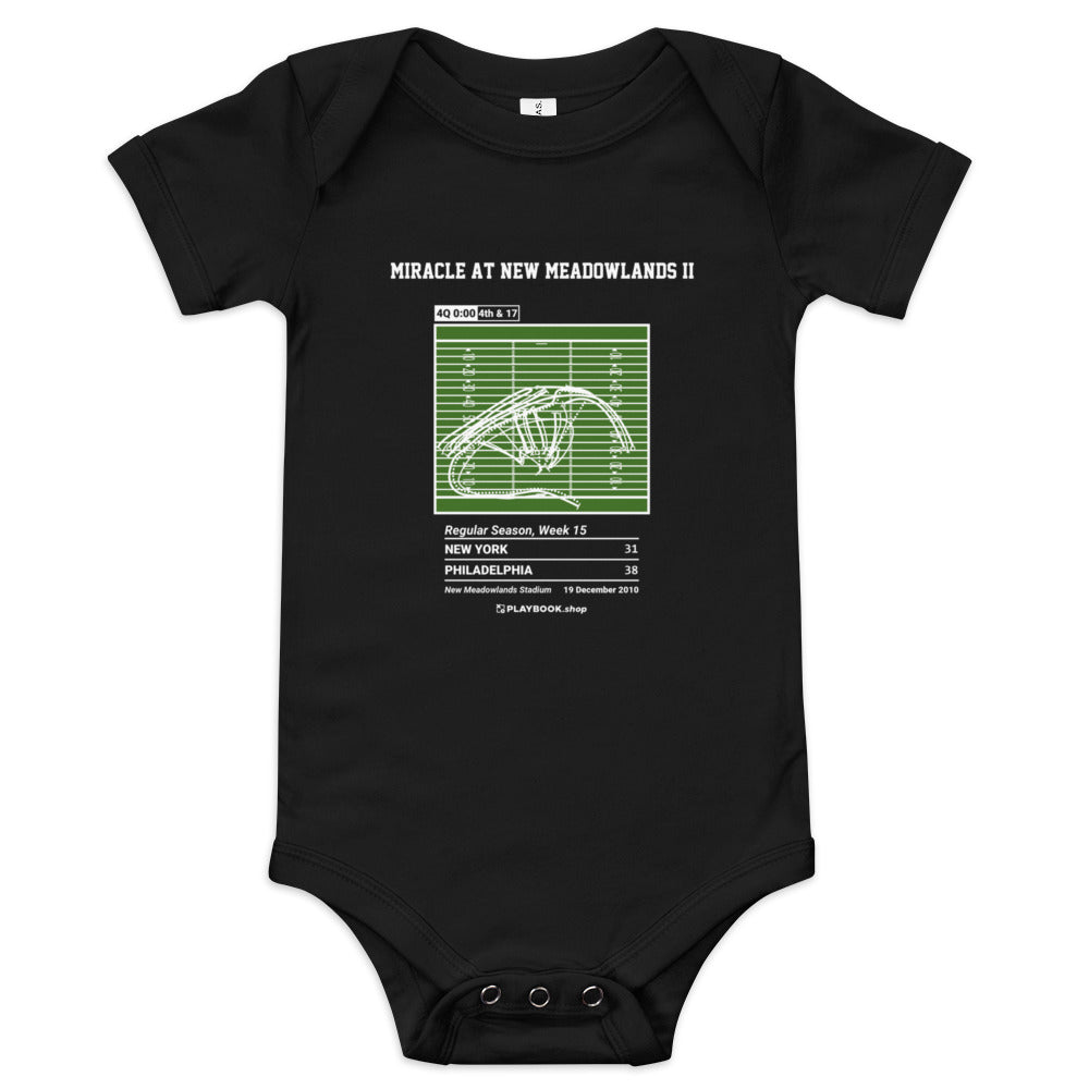 Greatest Philadelphia Eagles Plays Baby Bodysuit: Miracle at New Meadowlands II (2010)