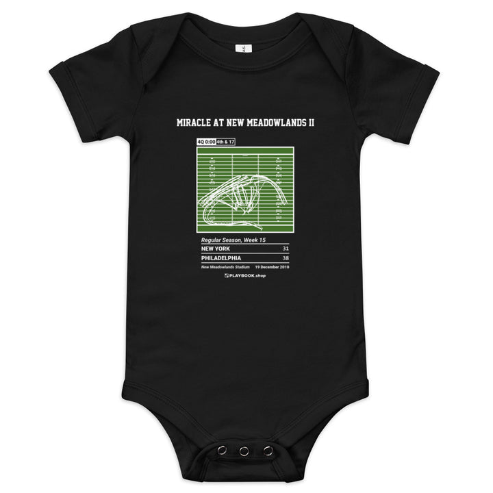 Greatest Philadelphia Eagles Plays Baby Bodysuit: Miracle at New Meadowlands II (2010)