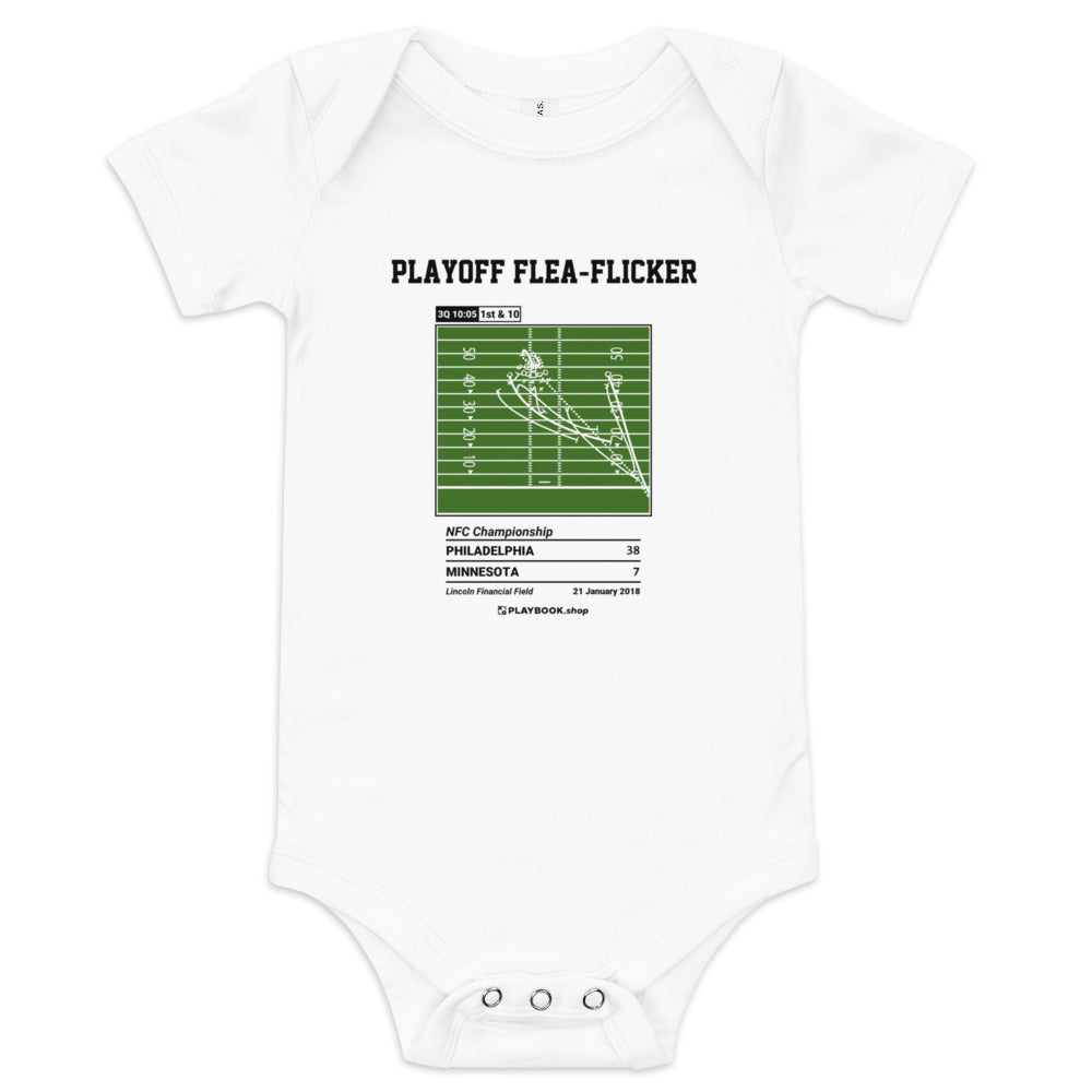 Greatest Philadelphia Eagles Plays Baby Bodysuit: Playoff flea-flicker (2018)