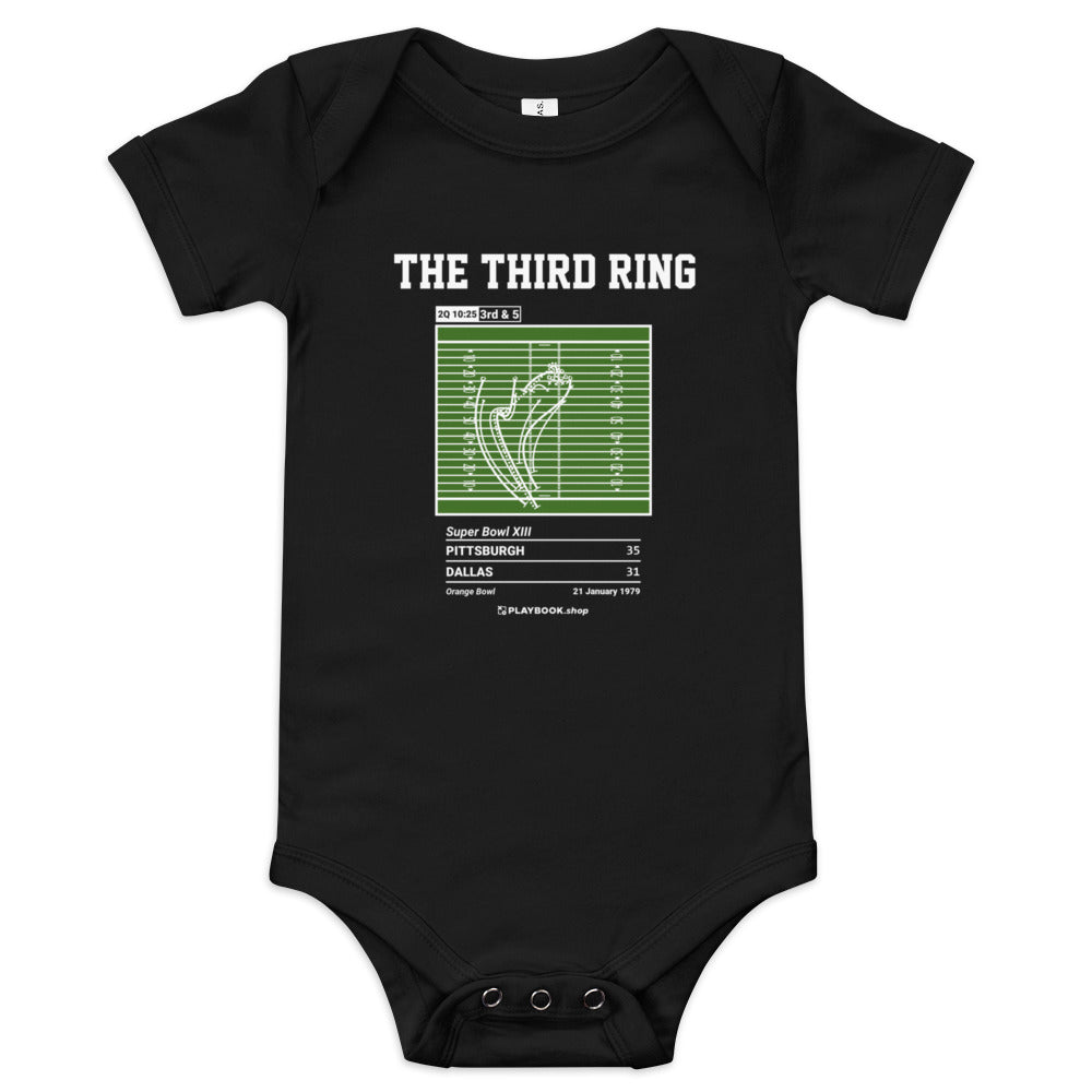 Greatest Pittsburgh Steelers Plays Baby Bodysuit: The Third Ring (1979)