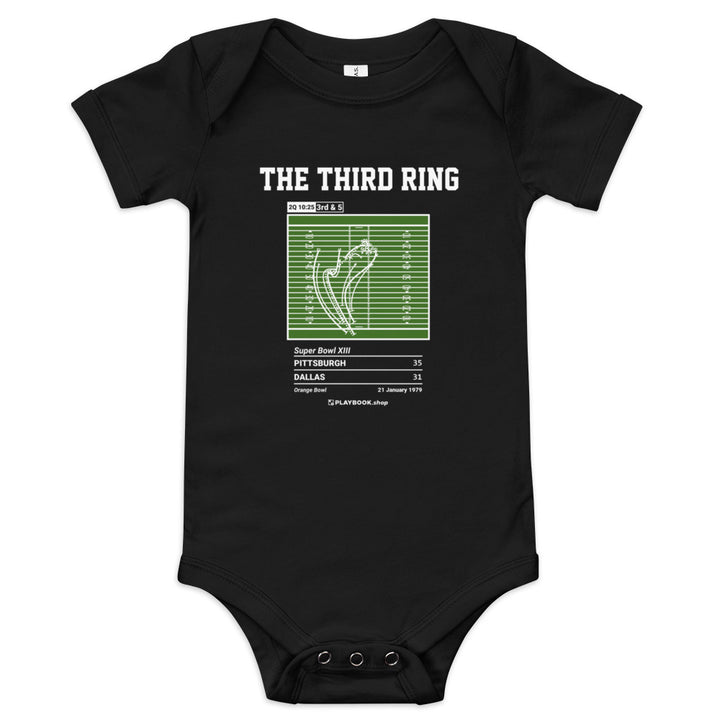 Greatest Pittsburgh Steelers Plays Baby Bodysuit: The Third Ring (1979)