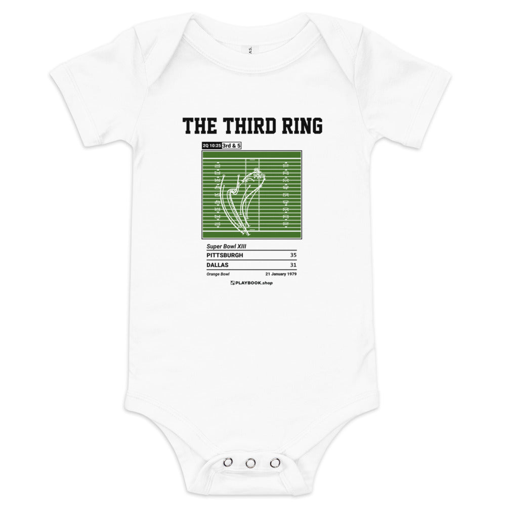 Greatest Pittsburgh Steelers Plays Baby Bodysuit: The Third Ring (1979)