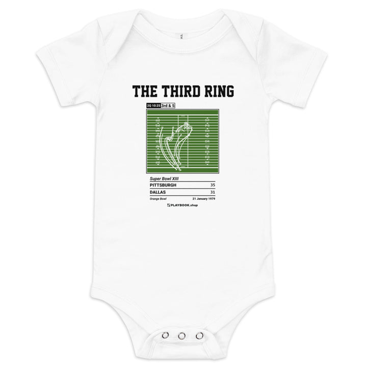 Greatest Pittsburgh Steelers Plays Baby Bodysuit: The Third Ring (1979)