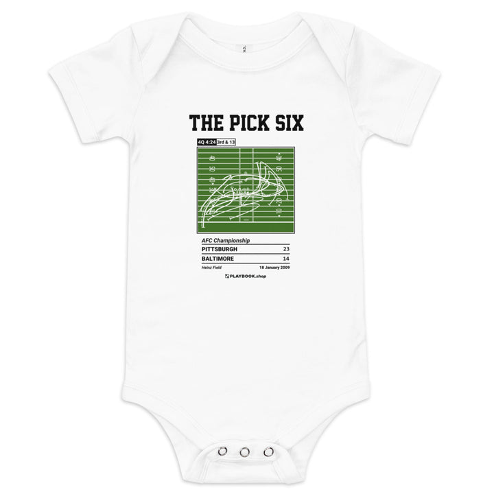 Greatest Pittsburgh Steelers Plays Baby Bodysuit: The Pick Six (2009)