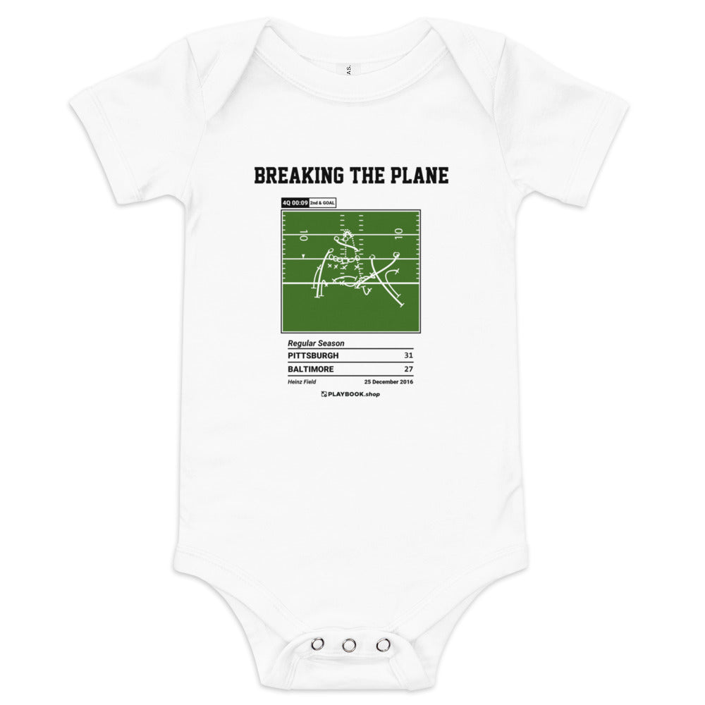 Greatest Pittsburgh Steelers Plays Baby Bodysuit: Breaking the plane (2016)