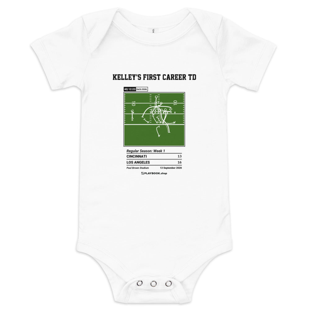 Greatest San Diego Chargers Plays Baby Bodysuit: Kelley's first career TD (2020)
