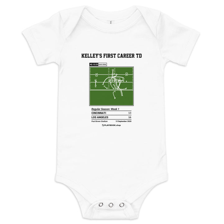 Greatest San Diego Chargers Plays Baby Bodysuit: Kelley's first career TD (2020)