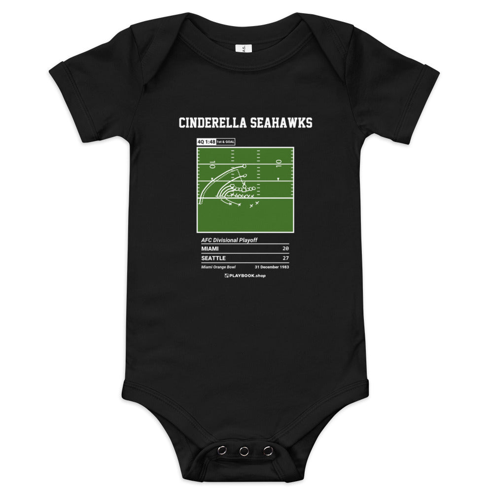 Greatest Seattle Seahawks Plays Baby Bodysuit: Cinderella Seahawks (1983)
