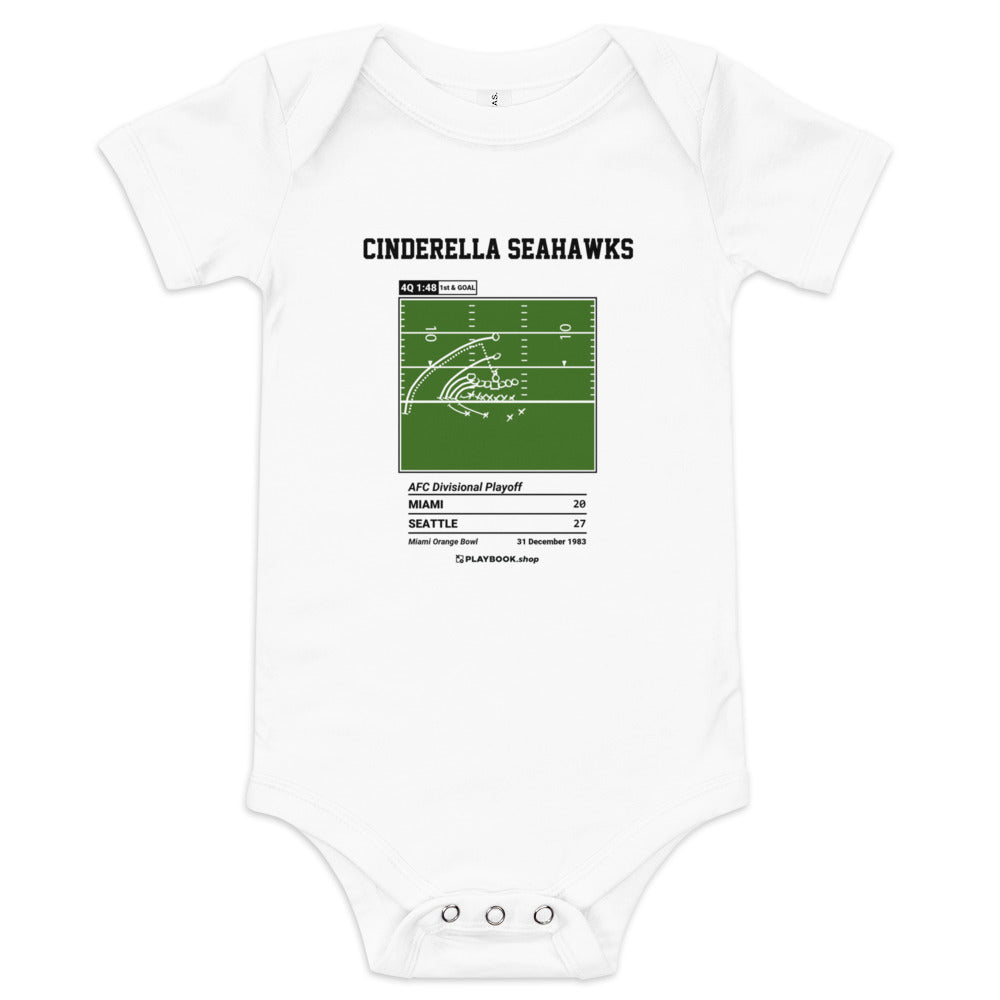 Greatest Seattle Seahawks Plays Baby Bodysuit: Cinderella Seahawks (1983)