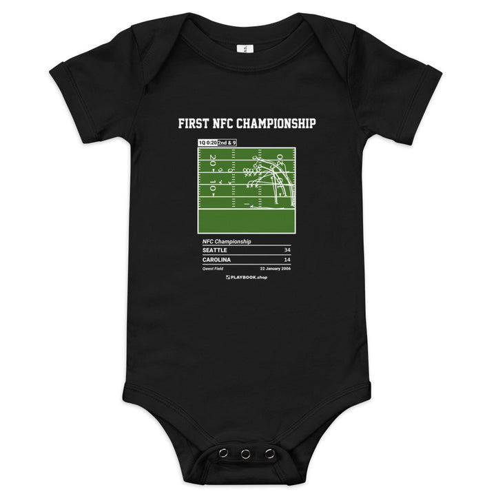 Greatest Seattle Seahawks Plays Baby Bodysuit: First NFC Championship (2006)