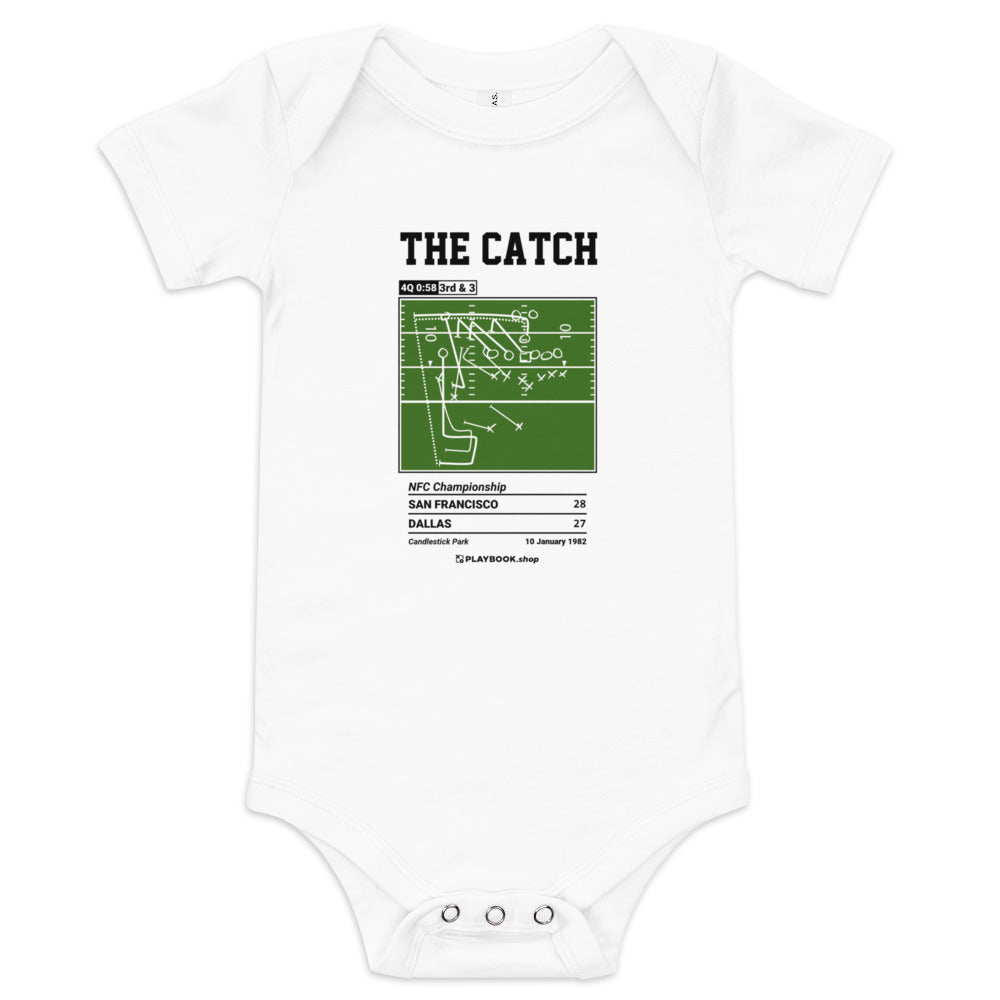 Greatest San Francisco 49ers Plays Baby Bodysuit: The Catch (1982)