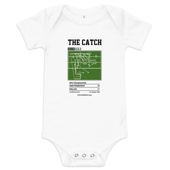 Greatest San Francisco 49ers Plays Baby Bodysuit: The Catch (1982)