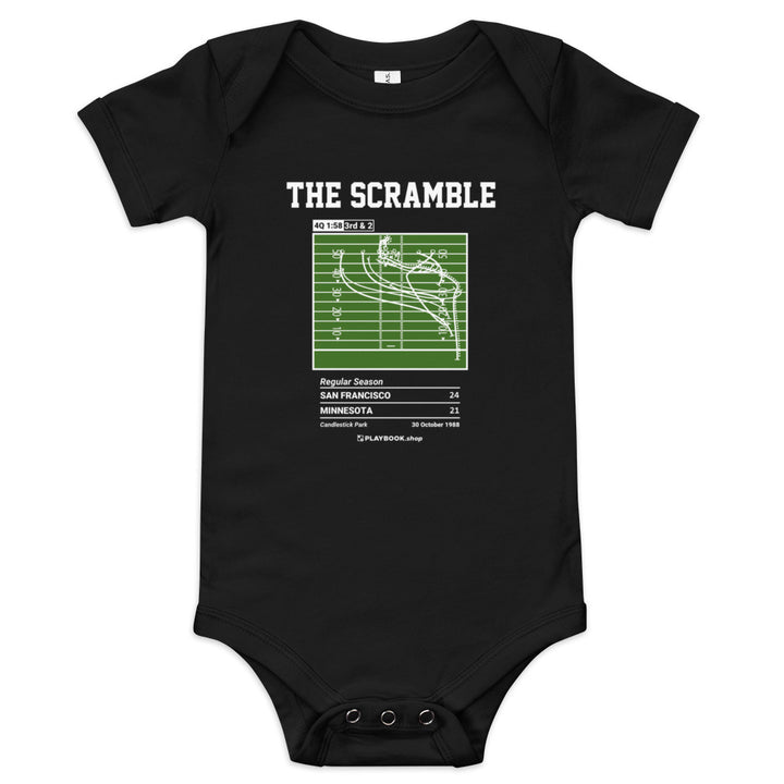 Greatest San Francisco 49ers Plays Baby Bodysuit: The Scramble (1988)