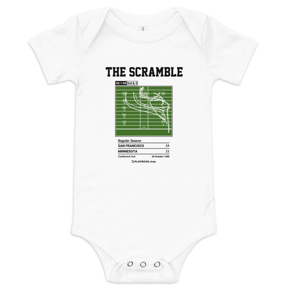 Greatest San Francisco 49ers Plays Baby Bodysuit: The Scramble (1988)