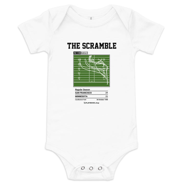Greatest San Francisco 49ers Plays Baby Bodysuit: The Scramble (1988)