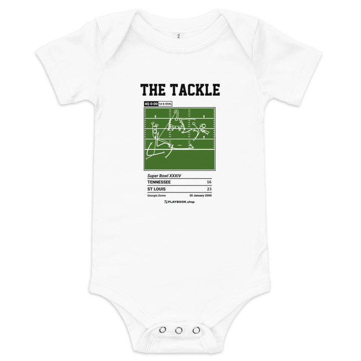 Greatest St. Louis Rams Plays Baby Bodysuit: The Tackle (2000)