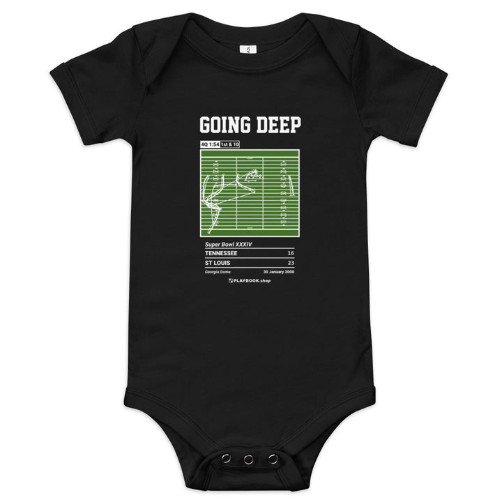 Greatest St. Louis Rams Plays Baby Bodysuit: Going Deep (2000)