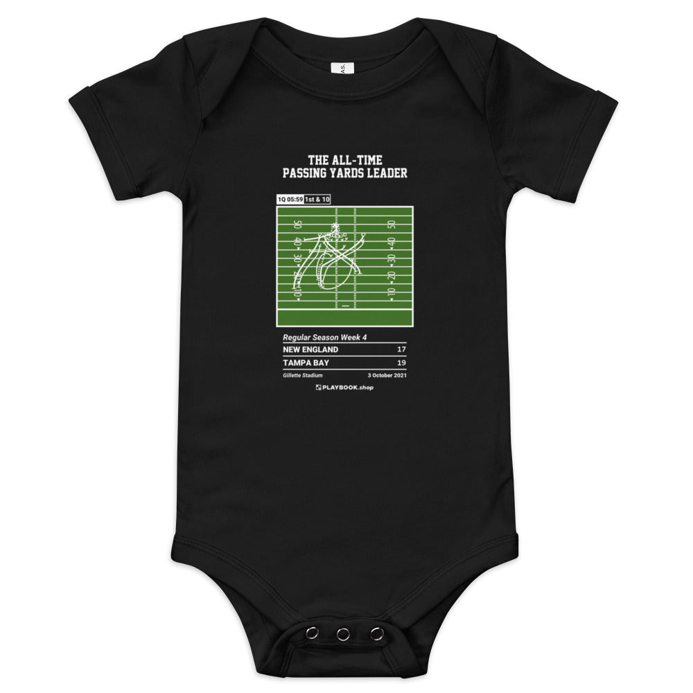 Greatest Tampa Bay Buccaneers Plays Baby Bodysuit: The all-time passing yards leader (2021)
