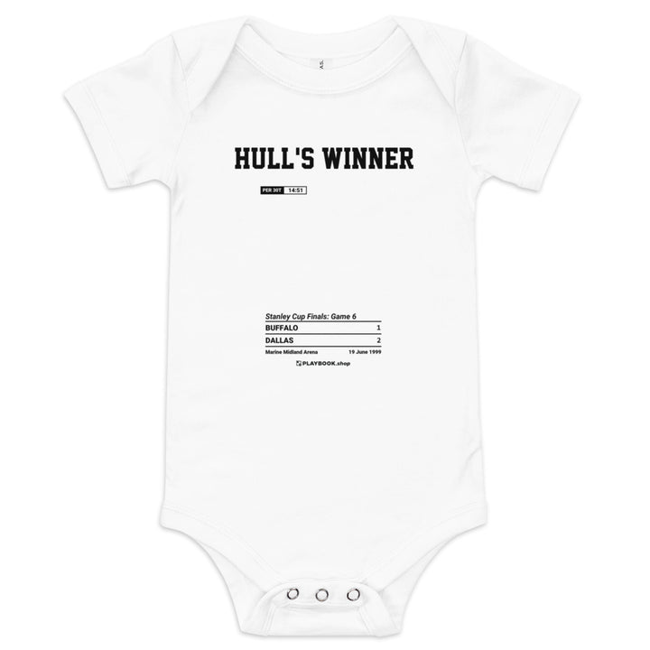 Greatest Dallas Stars Goals Baby Bodysuit: Hull's winner (1999)