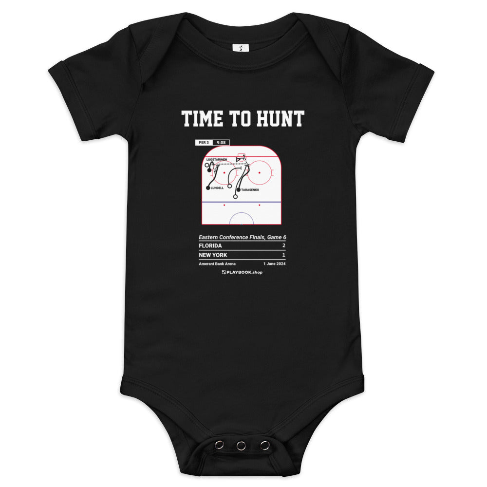 Greatest Florida Panthers Goals Baby Bodysuit: Time to Hunt (2024)