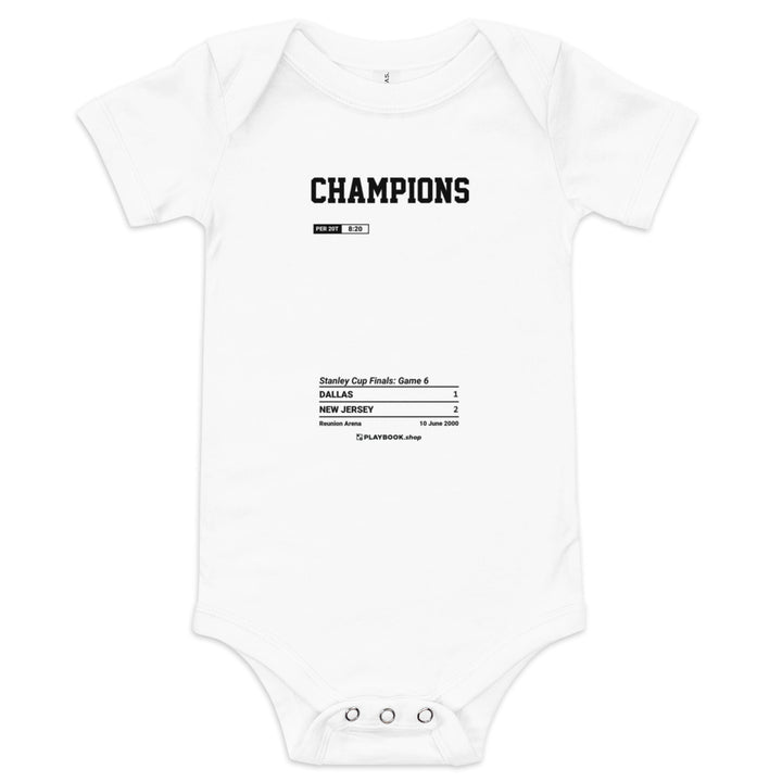 Greatest New Jersey Devils Goals Baby Bodysuit: Champions (2000)