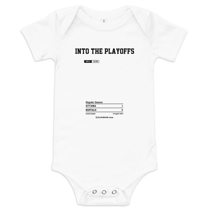 Greatest Ottawa Senators Goals Baby Bodysuit: Into the Playoffs (1997)