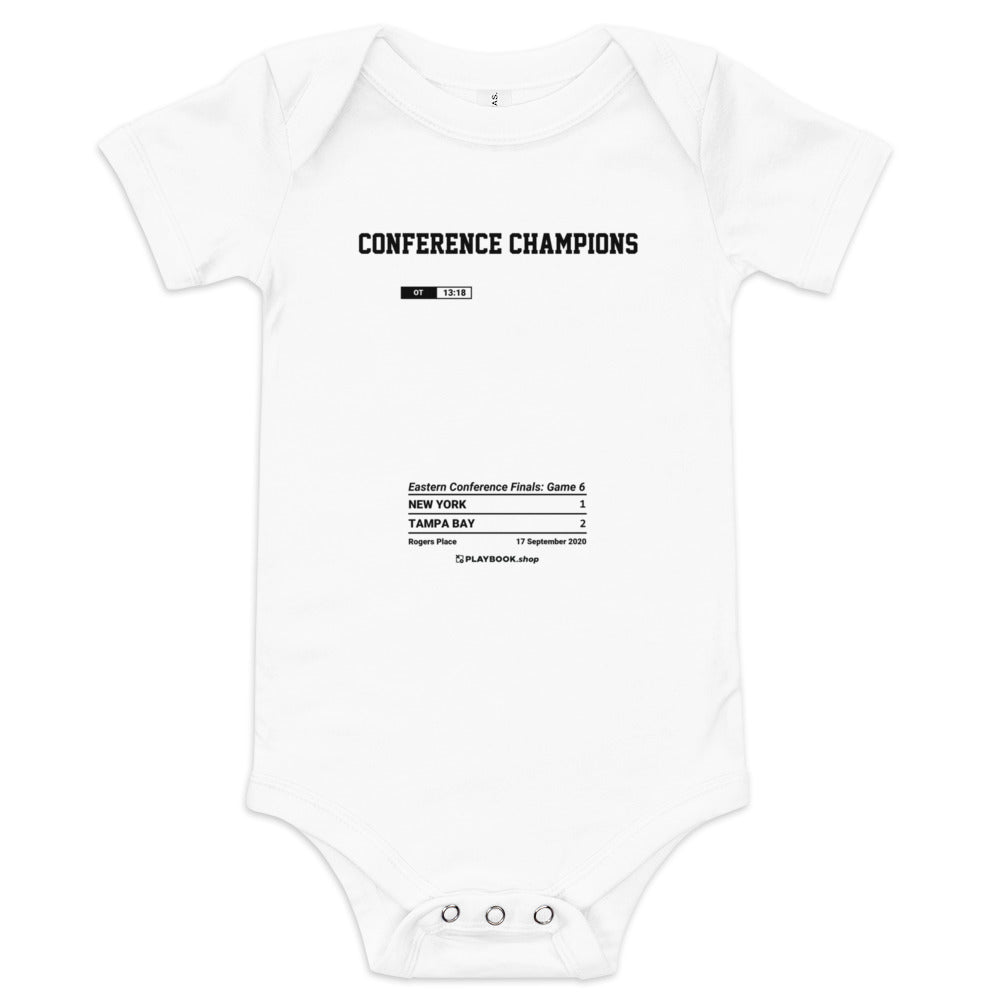 Greatest Tampa Bay Lightning Goals Baby Bodysuit: Conference Champions (2020)
