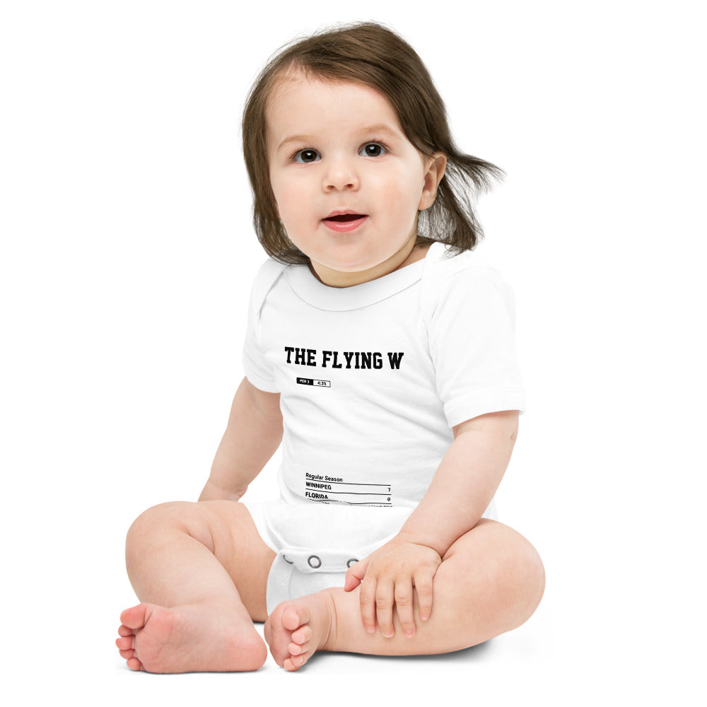 Greatest Winnipeg Jets Goals Baby Bodysuit: The Flying W (2012)